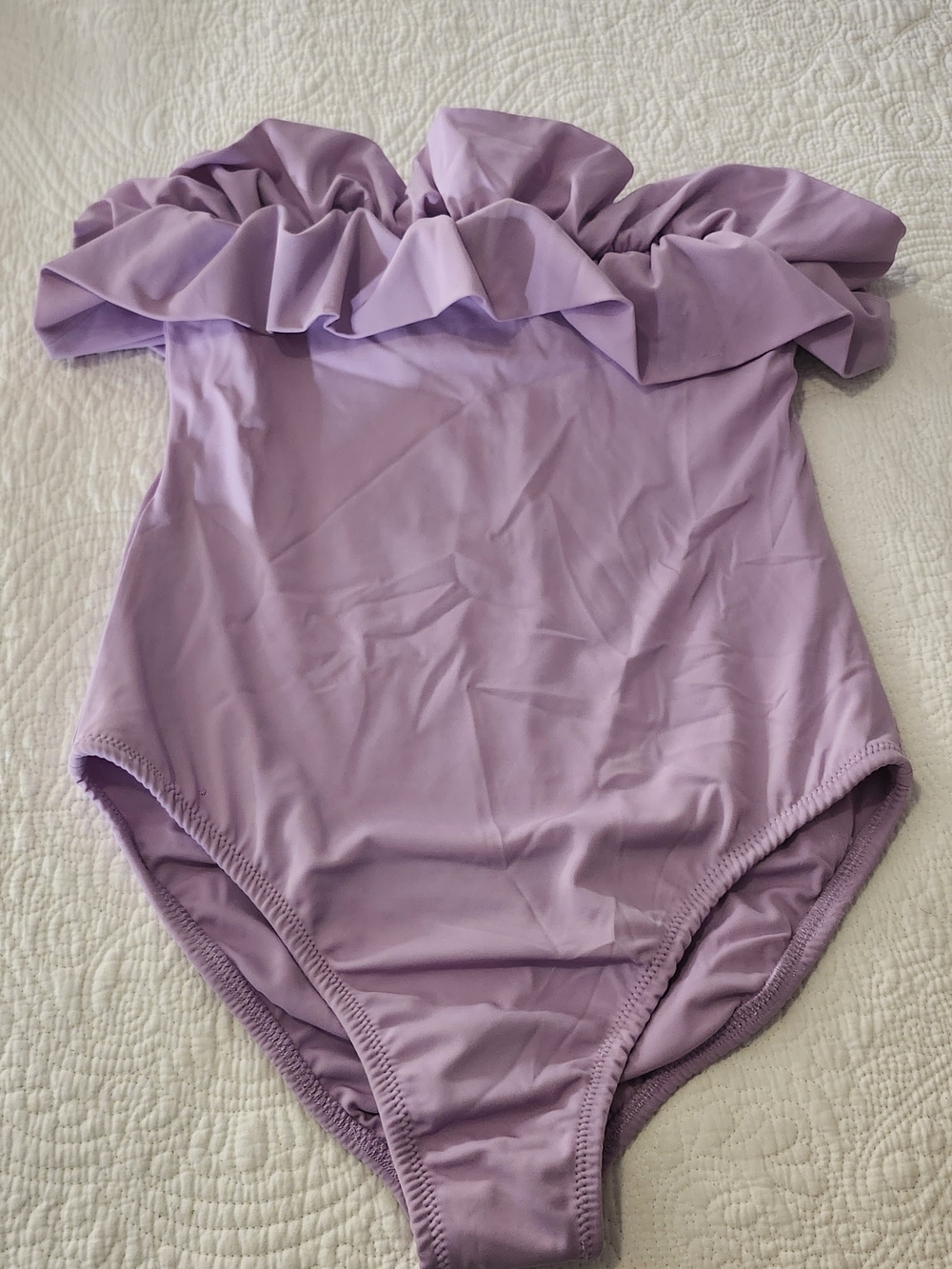 Lavender One-Piece Swimsuit